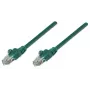 Intellinet 319997 cable de red patch, Cat5e, U/UTP, RJ45, moldeado, sin enganches, 15 m, verde
