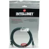 Intellinet 319997 cable de red patch, Cat5e, U/UTP, RJ45, moldeado, sin enganches, 15 m, verde