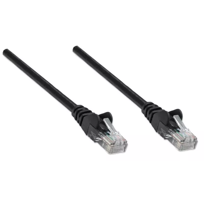 Intellinet 342094 cable de red patch, Cat6, UTP, RJ45 macho a macho, 7,5 m, negro