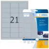 Etiqueta autoadhesiva para impresora HERMA Labels A4 63,5x38,1 mm plata film brillante