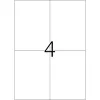 Etiqueta autoadhesiva para impresora HERMA 8630 A4 105x148 mm