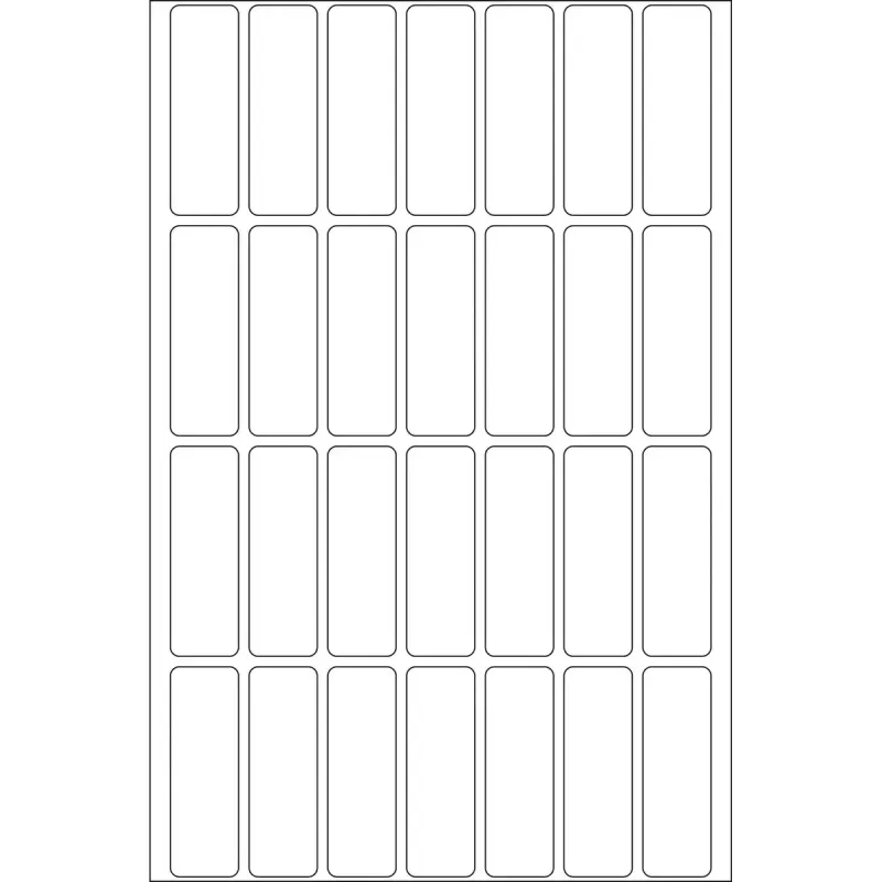 Etiquetas multiusos HERMA 13x40 mm blanco papel mate escritura a mano