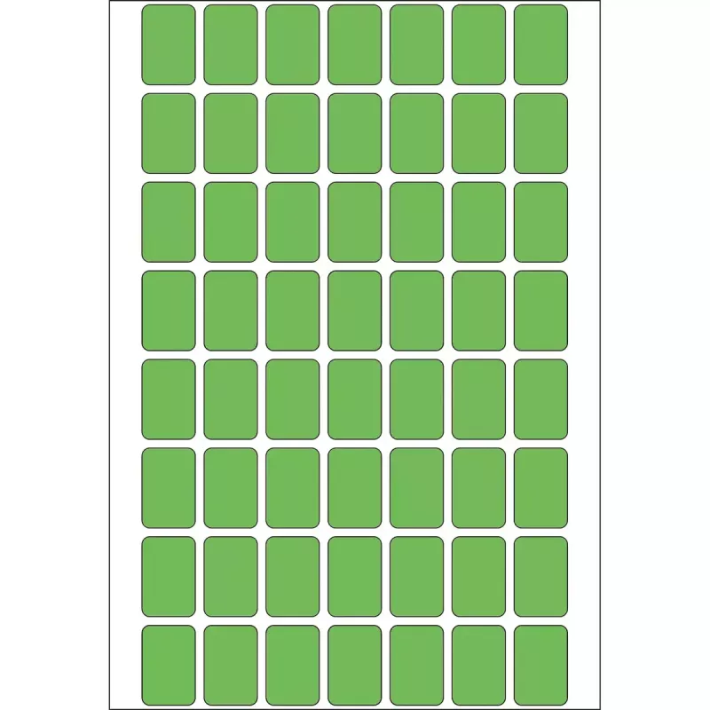 Etiquetas multiuso HERMA 12x18 mm verde papel mate escritura a mano