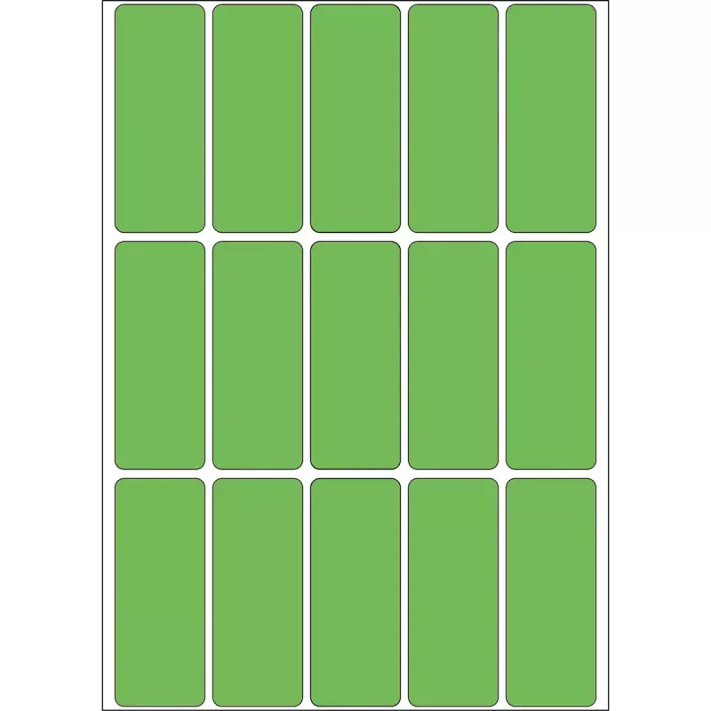 Etiquetas multiuso HERMA 20x50 mm verde papel mate escritura a mano 480 uds.