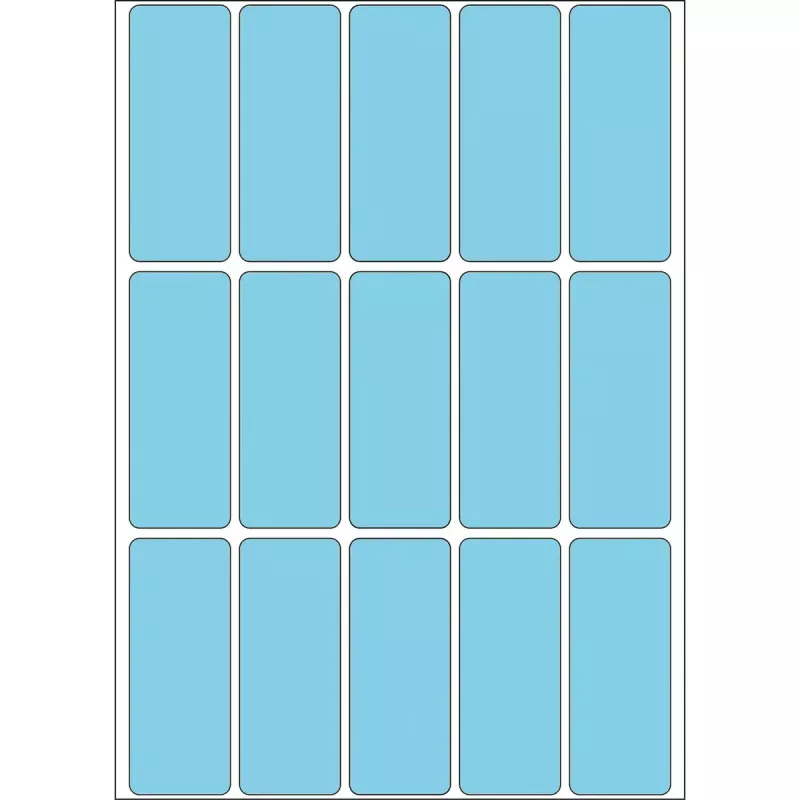 Etiquetas multiuso HERMA 2413 20x50 mm azul papel mate escritura a mano