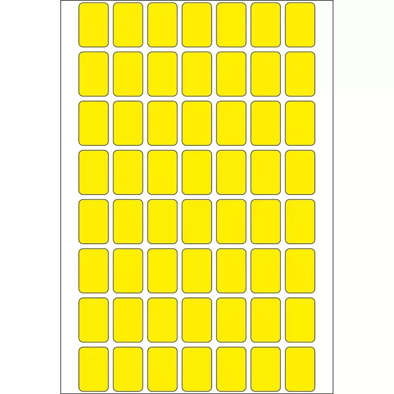 Etiquetas multiuso HERMA 12x18 mm amarillo papel mate 1792 uds.