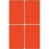 Etiquetas multiuso HERMA 52x82 mm rojo papel mate escritura a mano 128 uds.