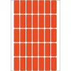 Etiquetas multiuso HERMA 12x30 mm rojo papel mate para escritura a mano