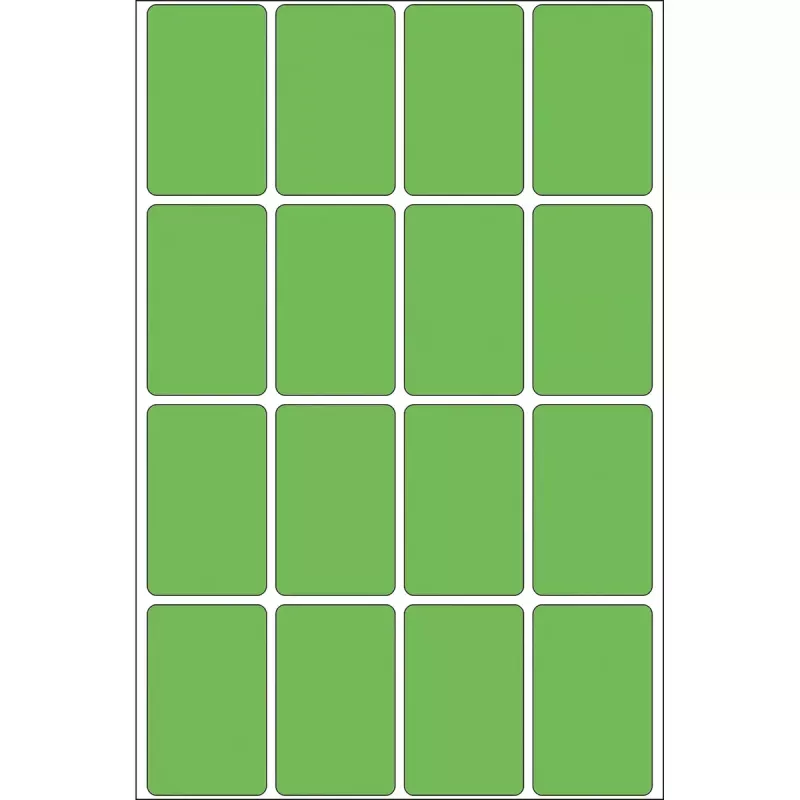 Etiquetas multiuso HERMA 512 uds. 25x40 mm verde papel mate