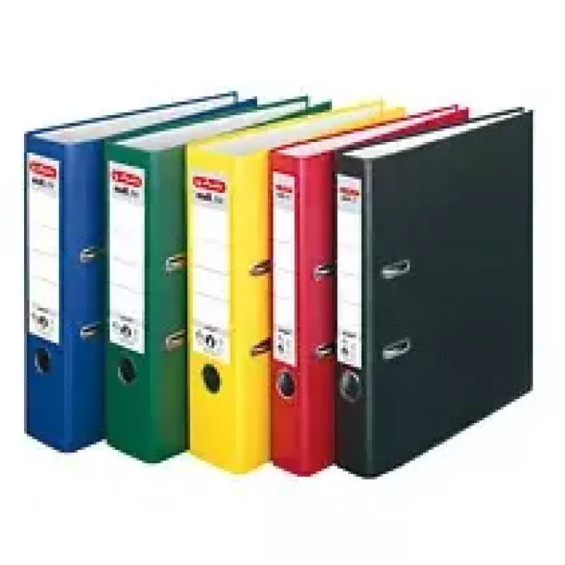 Archivador de anillas Herlitz 5480801 A4 negro