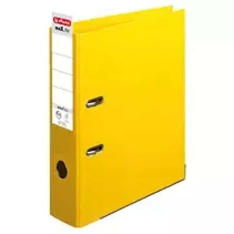 Archivador de anillas Herlitz 10834356 A4 amarillo