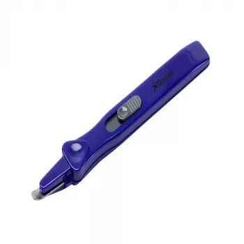 Quita grapas Rexel Extract-It, acero inoxidable, azul, 12 g, 53 x 15 x 180 mm, 1 ud.