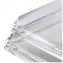 Bandeja de correspondencia Rexel Nimbus transparente, acrílico, transparente, cartas, 270 x 320 x 60 mm, 270 mm, 320 mm