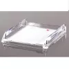 Bandeja de correspondencia Rexel Nimbus transparente, acrílico, transparente, cartas, 270 x 320 x 60 mm, 270 mm, 320 mm