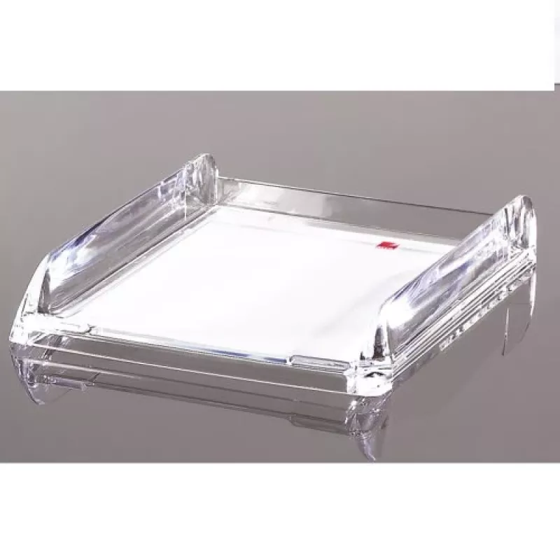 Bandeja de correspondencia Rexel Nimbus transparente, acrílico, transparente, cartas, 270 x 320 x 60 mm, 270 mm, 320 mm