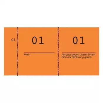 Ticket Avery 869-10-1 100 uds. naranja