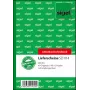 Cuaderno Sigel SD014 A6 40 hojas verde blanco