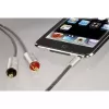 Cable de audio Hama 00080865 2 m 3,5 mm 2 x RCA plateado