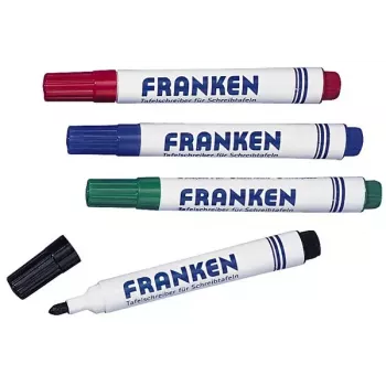 Rotulador Franken Z1903 4 uds. negro azul rojo