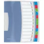 Separador de libros Esselte Vivida PP 12 pestañas, Azul, Multicolor, Policloruro de vinilo (PVC), A4, 266 mm, 20 mm, 320 mm