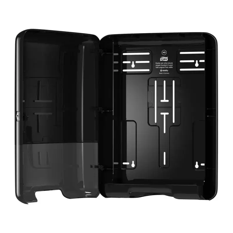 Dispensador de toallas de papel Tork 553008 Negro