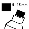 Rotulador de tiza Sigel GL171 blanco