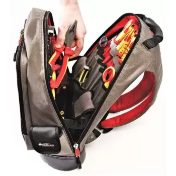 Mochila C.K Tools MA2635 negra gris roja