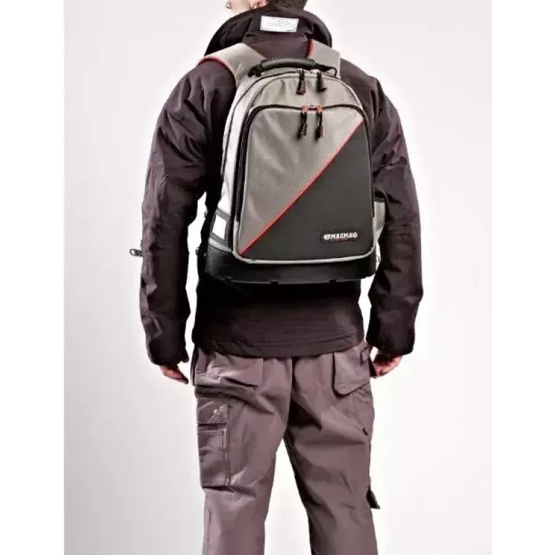 Mochila C.K Tools MA2635 negra gris roja