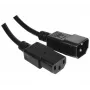 Cable de extensión IEC, conector macho C14 a conector hembra C13, 0,5 m (808039)