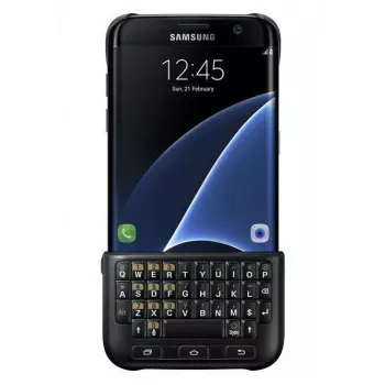 Samsung funda con teclado QWERTZ para Galaxy S6 edge+, negro (EJ-CG928MBEGDE)