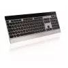Teclado Rapoo E9270P RF inalámbrico QWERTZ alemán negro plateado