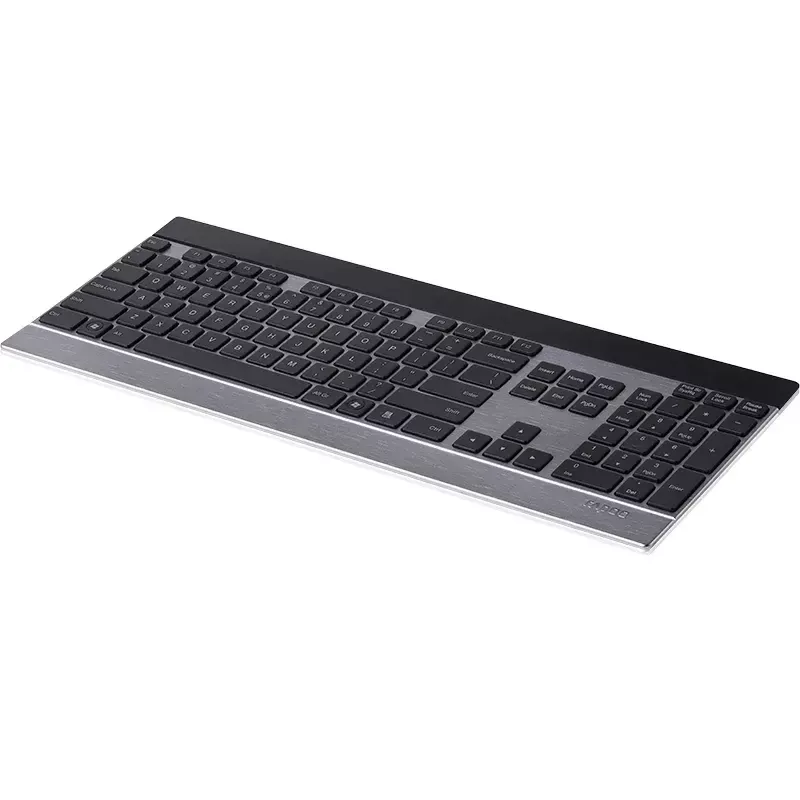 Teclado Rapoo E9270P RF inalámbrico QWERTZ alemán negro plateado