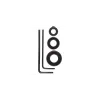 Set de tope de profundidad Bosch 2609255318, 3 uds. — accesorio para herramientas de perforación y cincelado