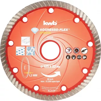 Disco de corte KWB 724540 para hormigón granito mármol baldosa