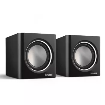 Hama Sonic Mobil 185 negro, plateado con cable 3 W