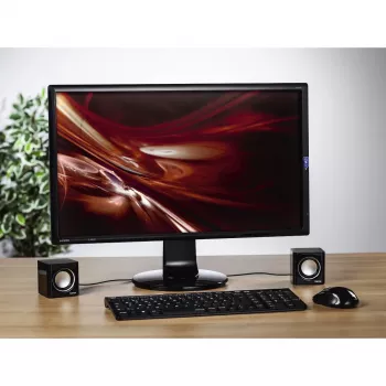 Hama Sonic Mobil 185 negro, plateado con cable 3 W