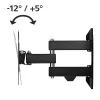 Hama 00118101 soporte de pared para TV 121,9 cm (48 pulgadas) negro