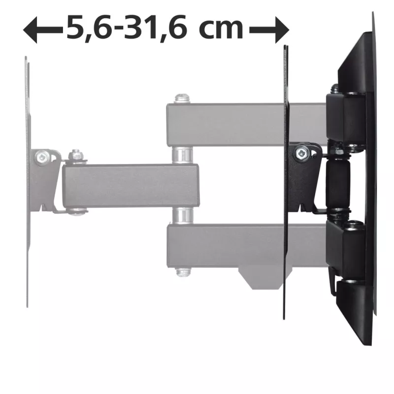 Hama 00118101 soporte de pared para TV 121,9 cm (48 pulgadas) negro