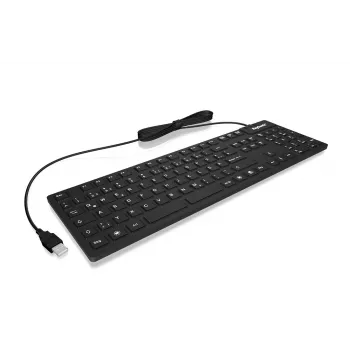 Teclado KeySonic KSK-8030 IN (UK) Industrial USB QWERTY UK-Inglés Negro