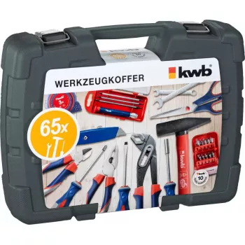 Maletín de herramientas KWB 65 PC 65 herramientas