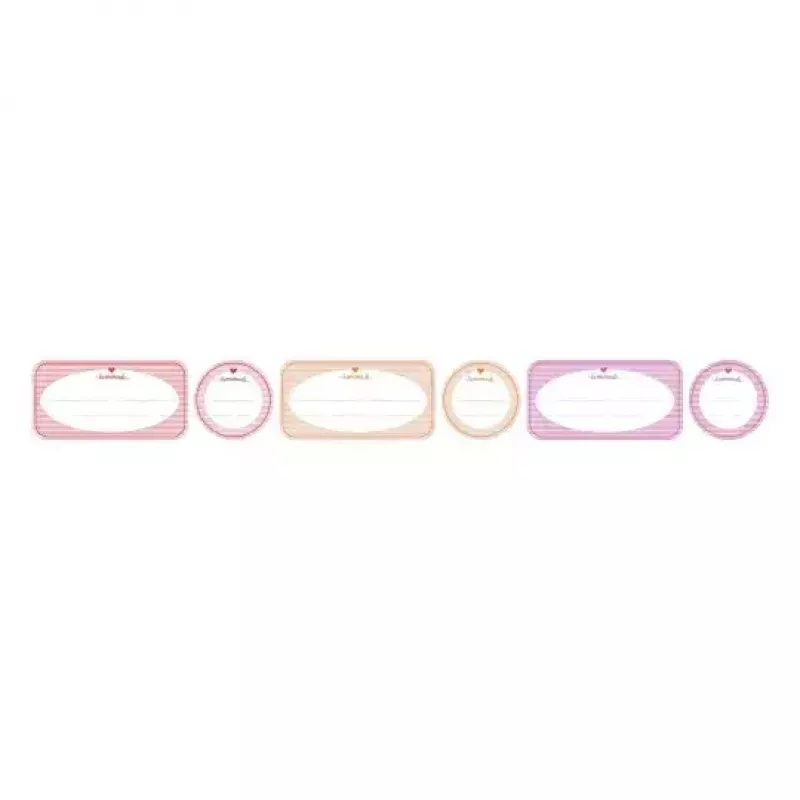 Etiquetas autoadhesivas Avery 56820 Redondas/Rectangulares Repegables Naranja Rosa Blanco Amarillo
