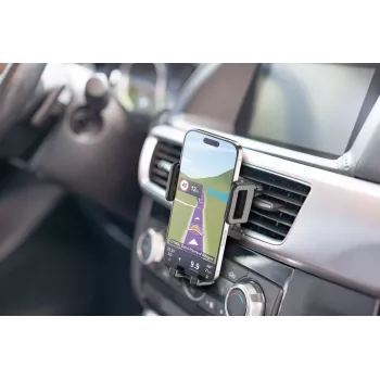 Cellularline Hug - Universal, Teléfono móvil/Smartphone, Soporte pasivo, Coche, Negro
