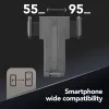 Cellularline Hug - Universal, Teléfono móvil/Smartphone, Soporte pasivo, Coche, Negro