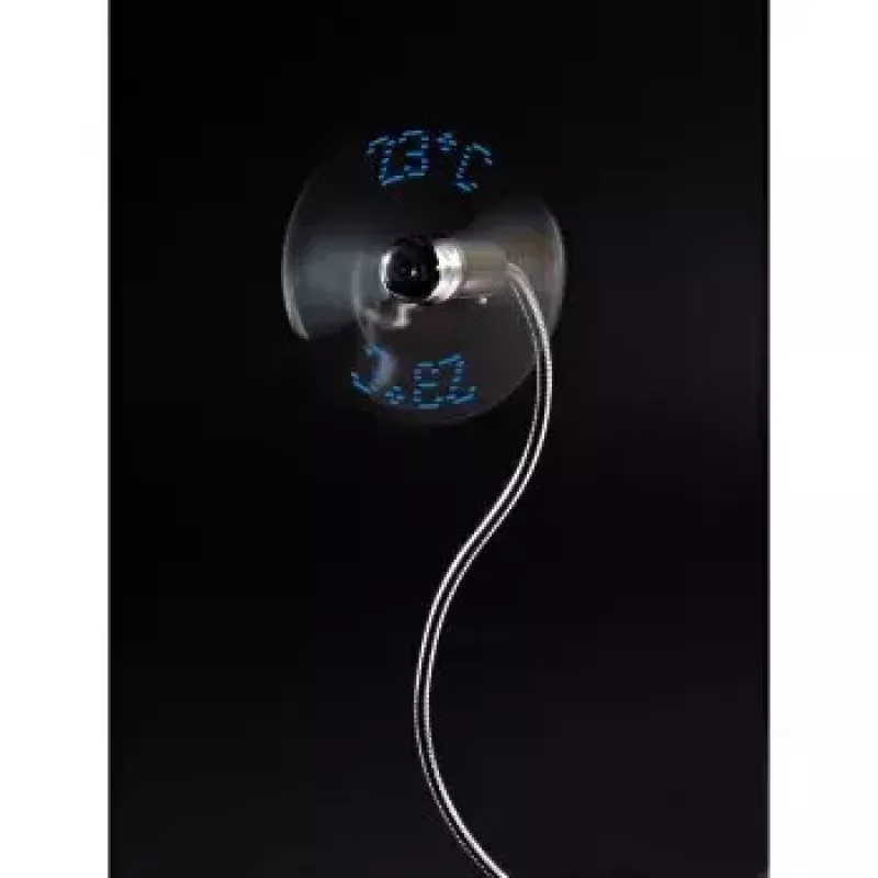 Ventilador USB con indicador de temperatura Hama 00012170, plateado