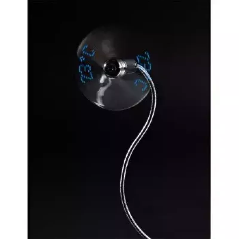 Ventilador USB con indicador de temperatura Hama 00012170, plateado