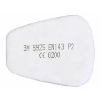 Filtro de partículas 3M 5925 P2 — filtro respiratorio reemplazable para mascarillas reutilizables 3M
