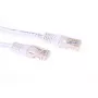 Cable de red U/UTP CAT5E de 2 metros ACT blanco con conectores RJ45