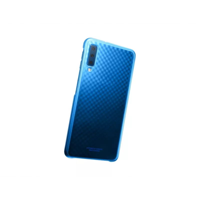 Samsung Gradation Cover EF-AA750 tapa trasera para Galaxy A7 (2018), azul
