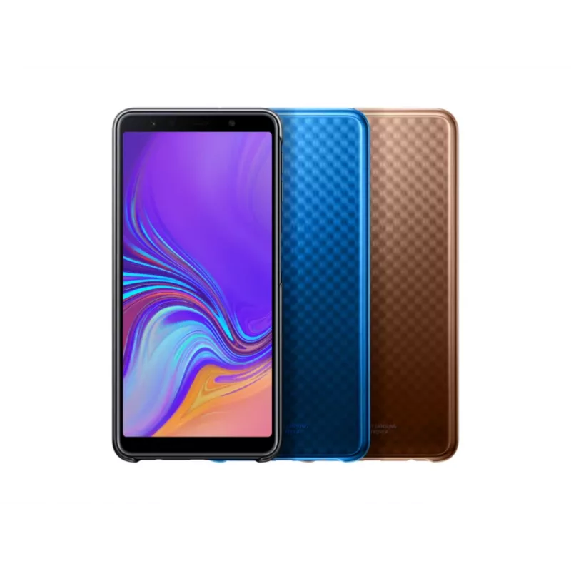 Samsung Gradation Cover EF-AA750 tapa trasera para Galaxy A7 (2018), azul