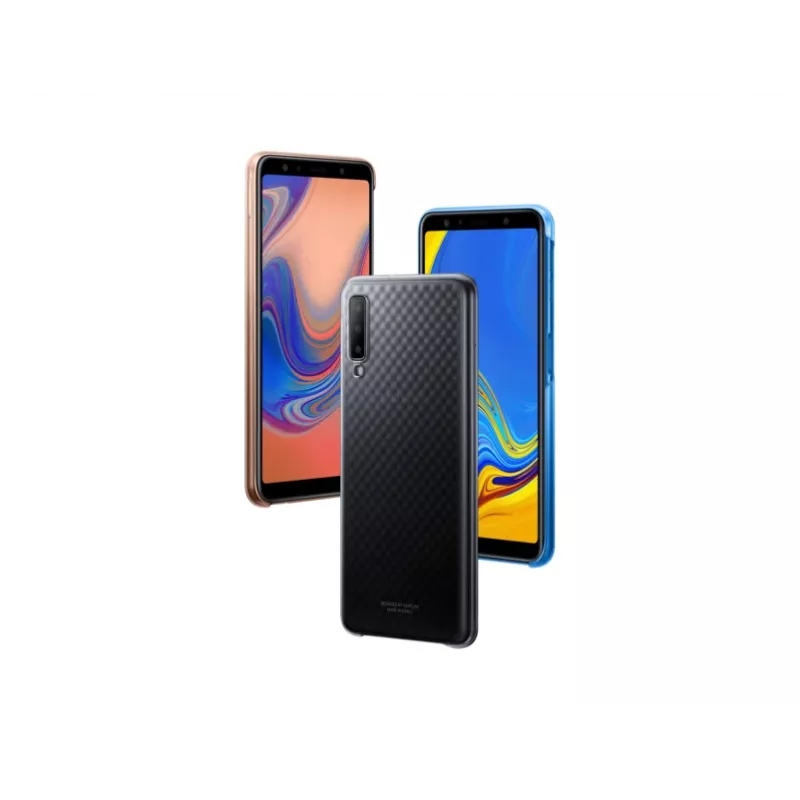 Samsung Gradation Cover EF-AA750 tapa trasera para Galaxy A7 (2018), azul